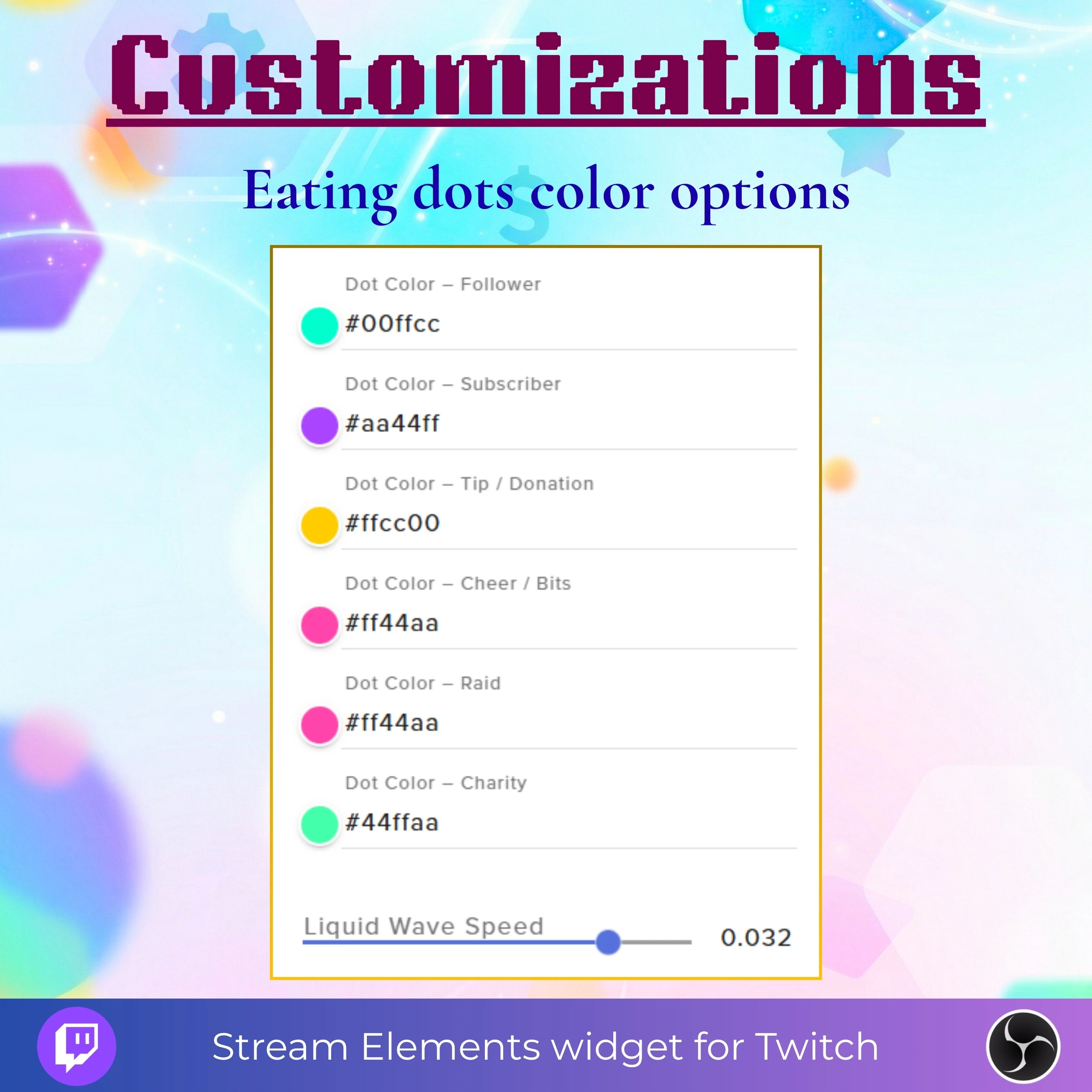 Blob Creature Animated Goal Widget for Twitch Streams 1